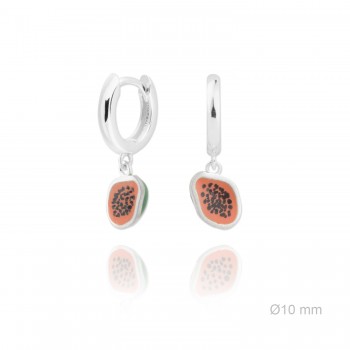Silver earrings