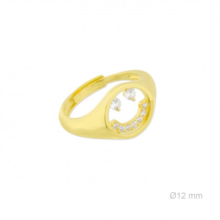 Bague en Argent avec oxyde de zirconium