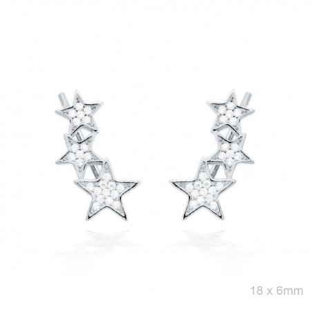 Boucles d'oreilles Zircons