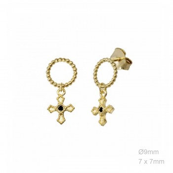 Boucles d'oreilles Zircons