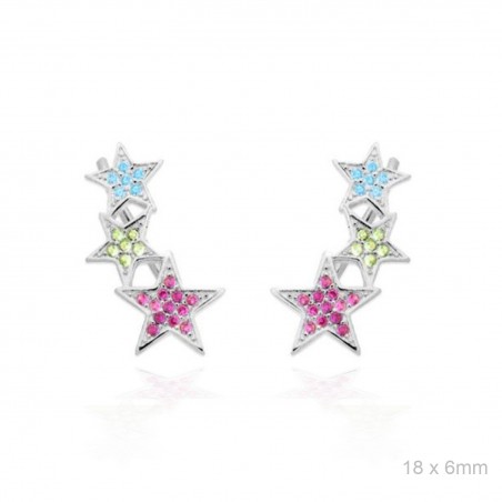 Boucles d'oreilles Zircons