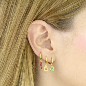 Pendientes Aro Fruits Chili... 2