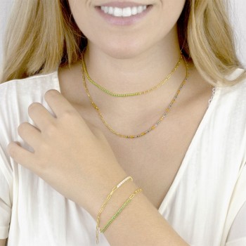 Pulsera de Plata de Ley con... 2
