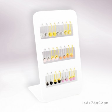 Display - 12 pairs of earrings