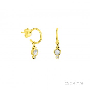 Silver earrings