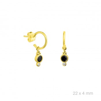 Silver earrings