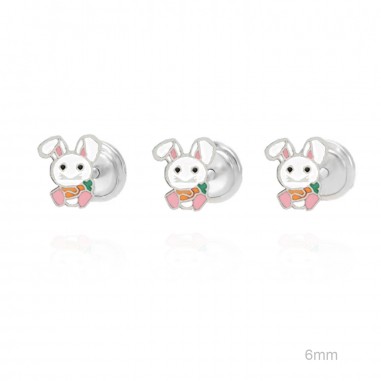 Boucles d'oreilles Argent lisse
