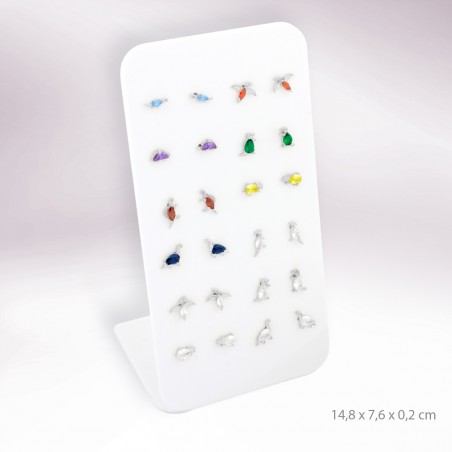 Expositor - 12 pares de pendientes