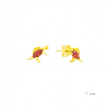 Brincos de Prata Esterlina com zircônia