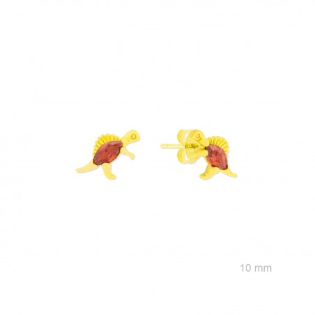 Boucles d'oreilles en Argent avec oxyde de zirconium