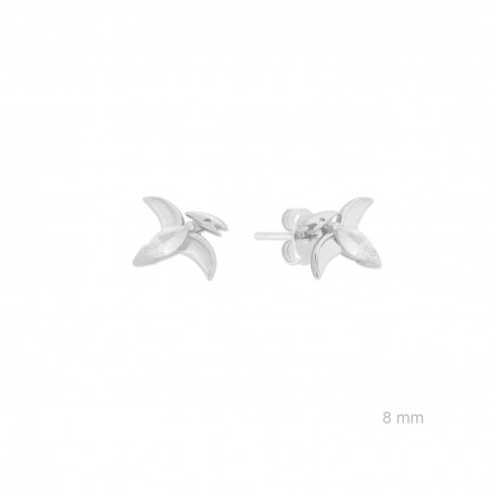 Boucles d'oreilles en Argent avec oxyde de zirconium