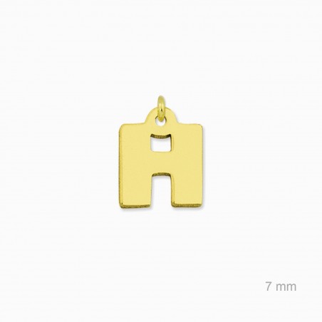 Charm de Plata de Ley (Letra H)