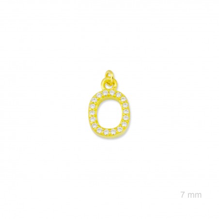 Charm de Plata de Ley (Número 0)