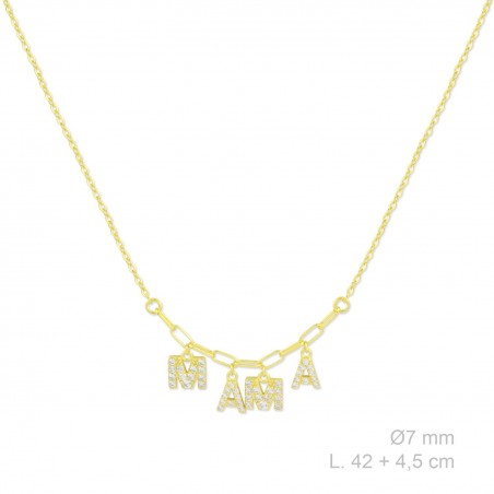 Sautoir en Argent avec oxyde de zirconium