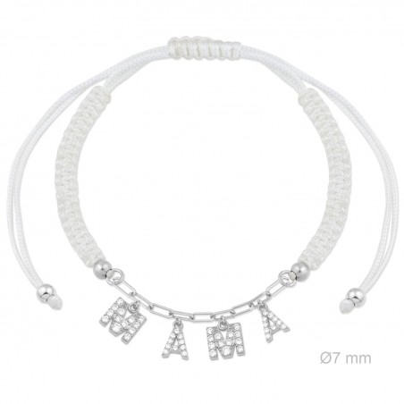 Bracelet en Argent avec oxyde de zirconium