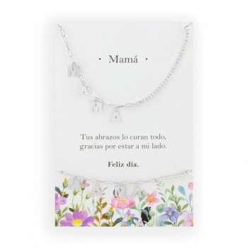 Silver necklace with cubic... 2