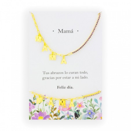 Silver necklace with cubic zirconium