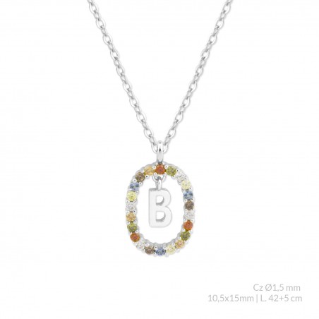 Gargantilha em Prata Esterlina | B