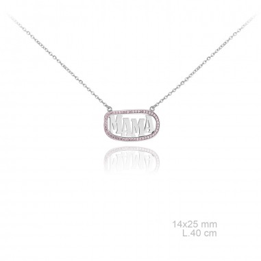 Silver Necklaces with Cubic Zirconium