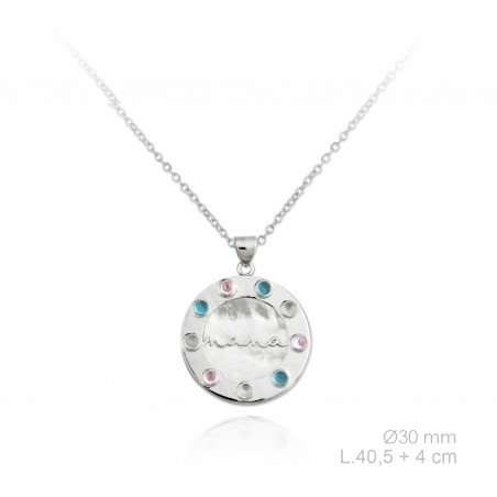 Garg. Mamá piedras color Nácar