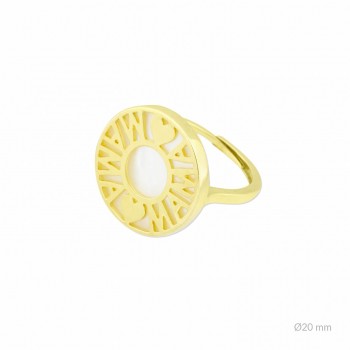 Silver ring and...