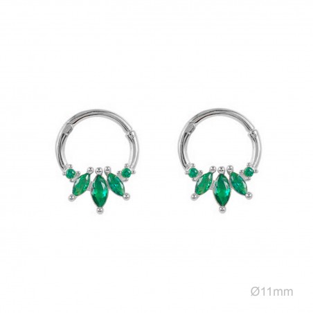 Boucles d'oreilles Zircons
