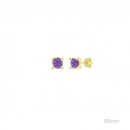 Boucles d'oreilles Zircons