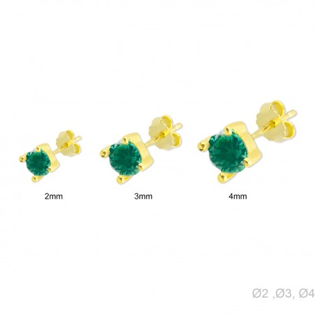 Boucles d'oreilles Zircons