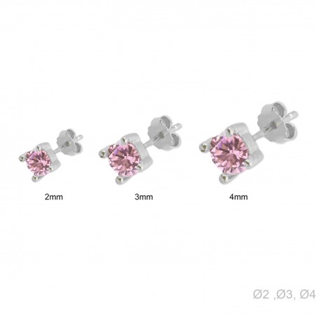 Boucles d'oreilles Zircons