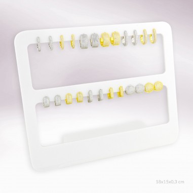 Display - 12 pairs of earrings