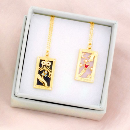 Silver necklace with cubic zirconium