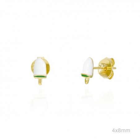 Boucles d'oreilles Argent lisse