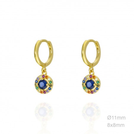 Boucles d'oreilles Zircons