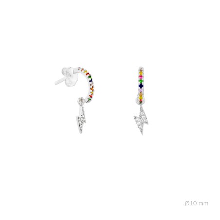 Silver Earrings with Cubir Zirconium