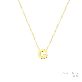 Gold necklace | G