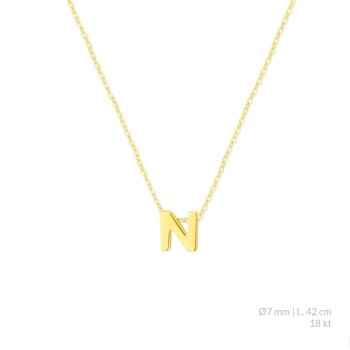Gold necklace | N