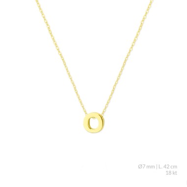 Gold necklace | O