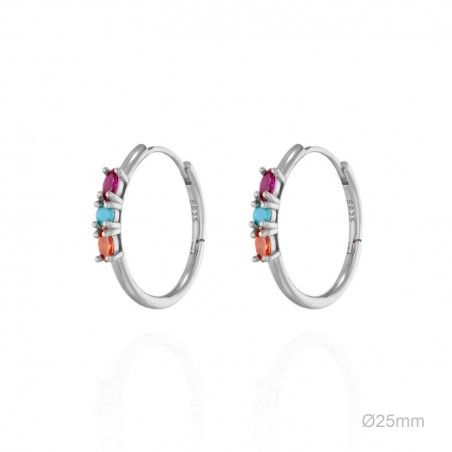 Boucles d'oreilles Zircons