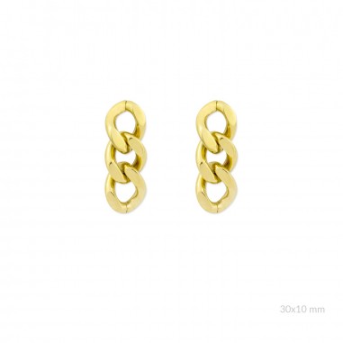 Boucles d'oreilles en Acier