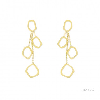 Boucles d'oreilles en Acier
