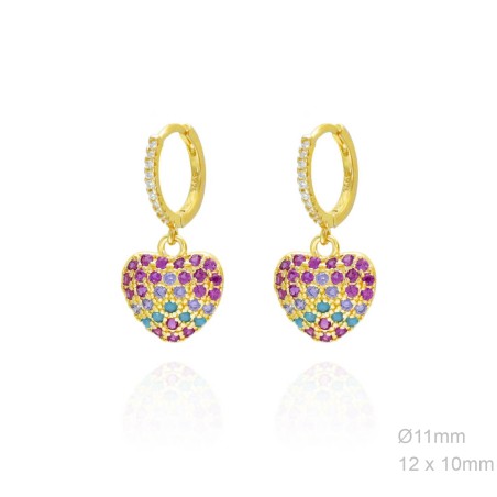 Boucles d'oreilles Zircons