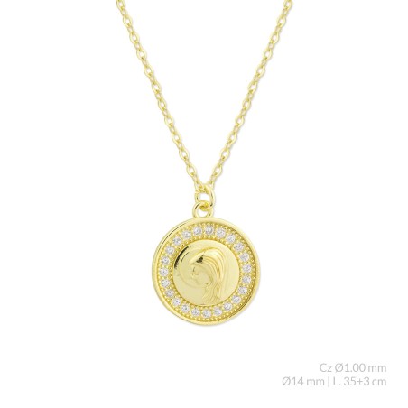 Sautoir en Argent avec oxyde de zirconium