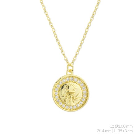 Sautoir en Argent avec oxyde de zirconium