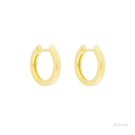 Boucles d'oreilles en Argent | Ø16mm