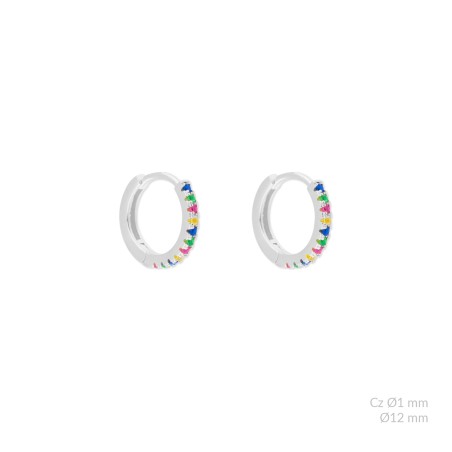 Boucles d'oreilles en Argent | Ø12mm