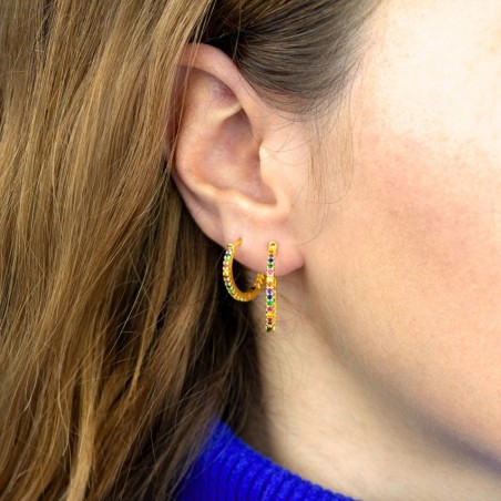 Boucles d'oreilles en Argent | Ø14mm