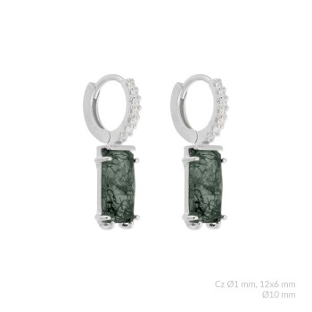 Silver earrings