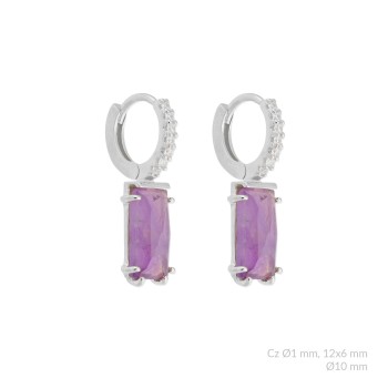 Silver earrings