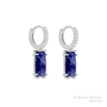 Silver earrings