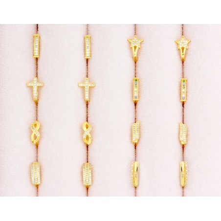 Silver earrings with cubic zirconium